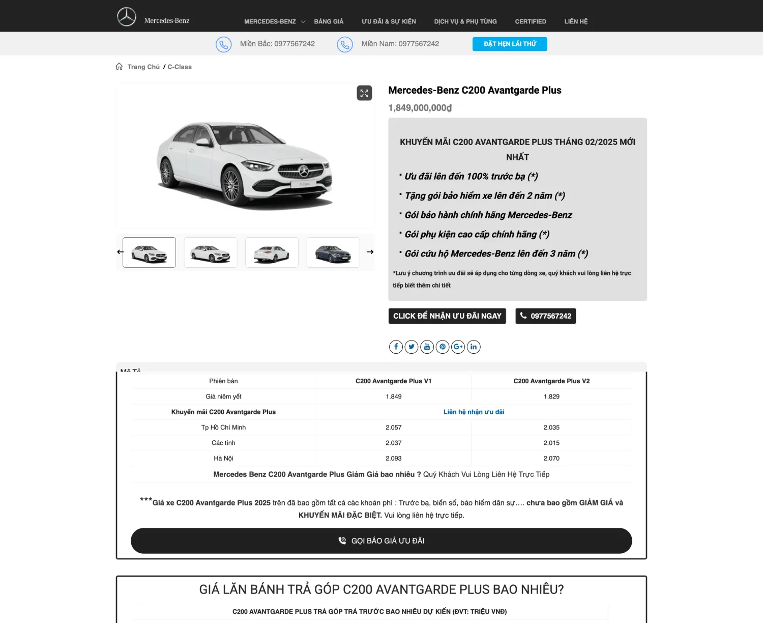 website bán ô tô mercedes s1