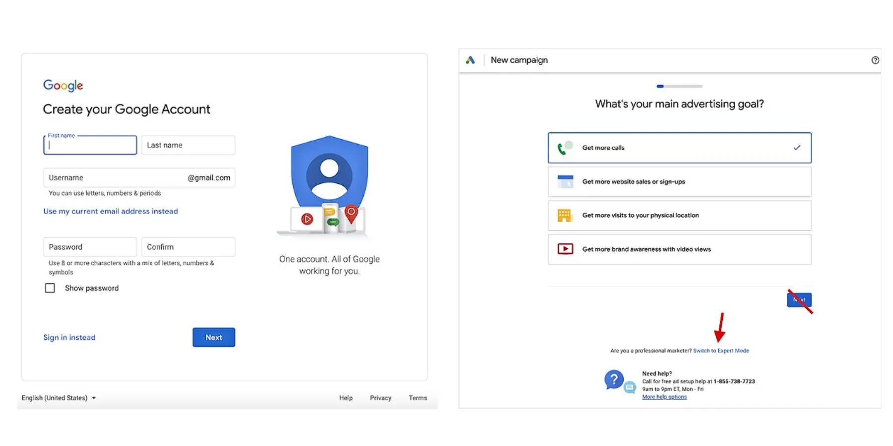 Tạo Tài Khoản Google Ads