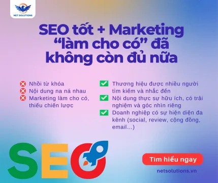 SEO tốt v&agrave; Marketing l&agrave;m cho c&oacute; đ&atilde; kh&ocirc;ng c&ograve;n đủ nữa
