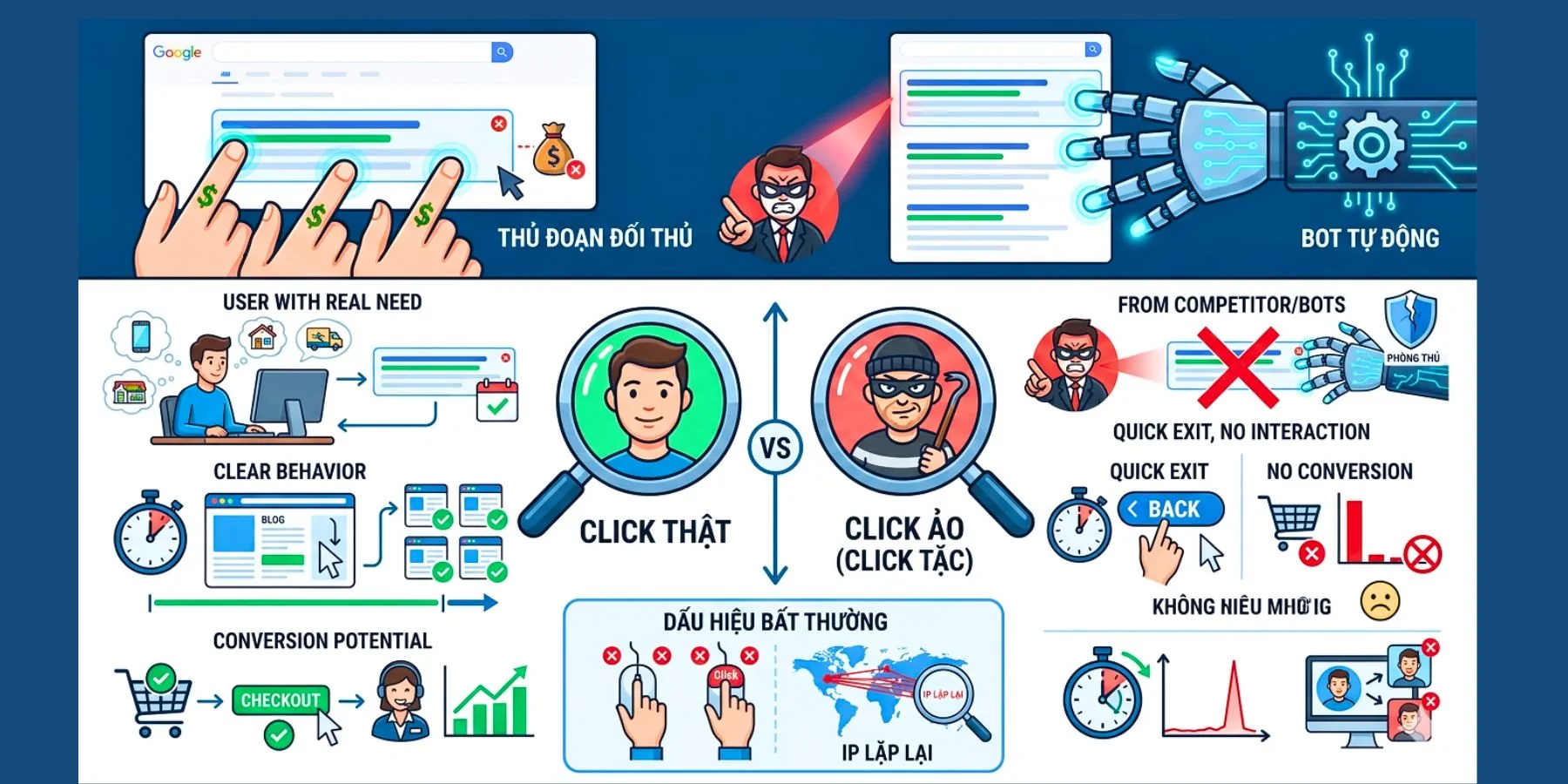 Click đối thủ là gì