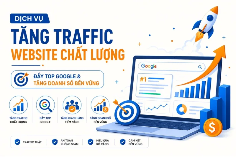 Dịch vụ tăng traffic website