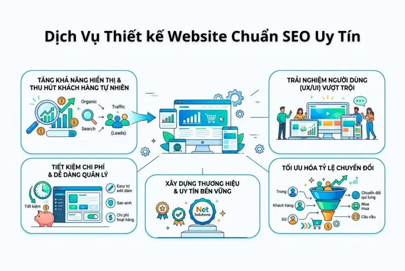 Dịch vụ Thiết kế Website Chuẩn SEO Uy Tín