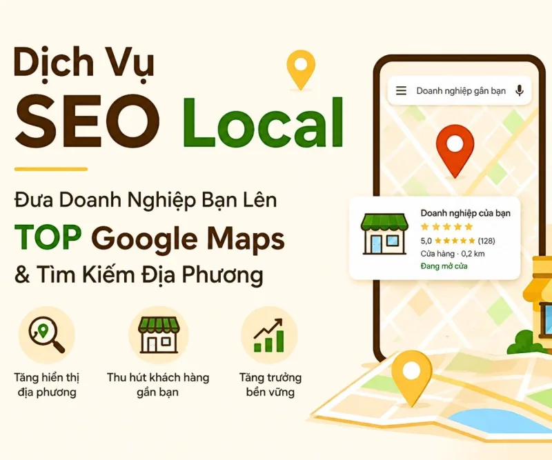 Dịch Vụ SEO Local: Đưa Doanh Nghiệp Bạn Lên TOP Google Maps & Tìm Kiếm Địa Phương