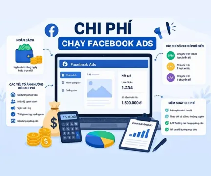 Bảng giá tham khảo chi phí chạy quảng cáo Facebook 1 tháng
