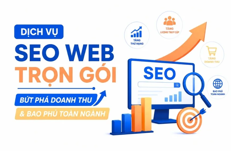Giải pháp dịch vụ SEO web trọn gói toàn diện, giúp doanh nghiệp bạn bứt phá trên Google.