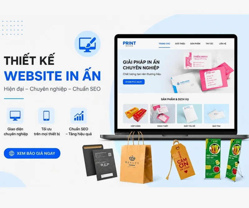 Thiết Kế Website In Ấn Chuyên Nghiệp: Đột Phá Doanh Thu Với Web-to-Print