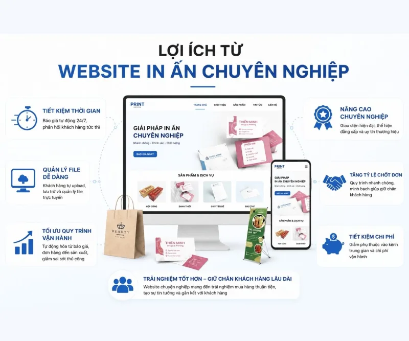 Lợi ích một website chuyên nghiệp mang lại cho công ty bạn