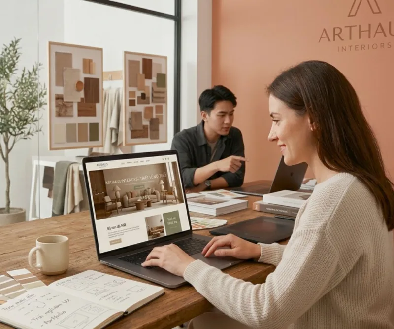 Thiết kế website thiết kế nội thất cần gì