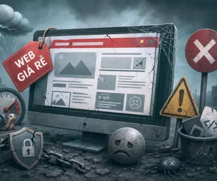 web-gia-re-500k Nhiều doanh nghiệp dính bẫy chi phí phát sinh khi tin vào quảng cáo làm web giá rẻ 500k