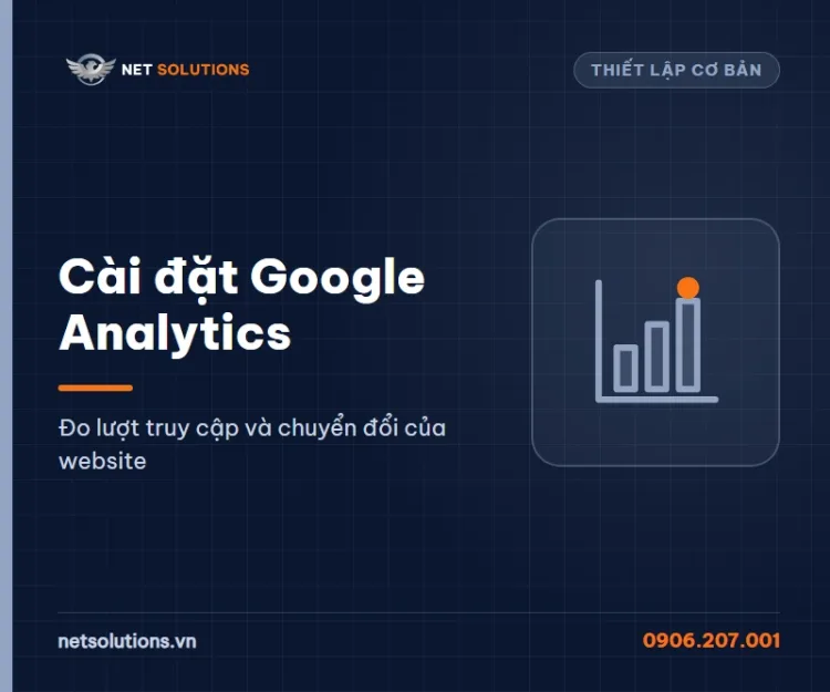 Dịch vụ cài đặt Google Analytics của Net Solutions