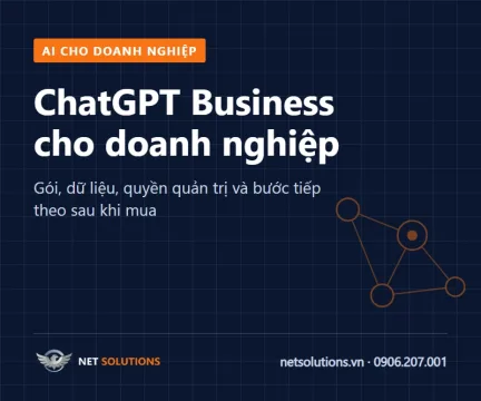 ChatGPT Business cho doanh nghiệp Ảnh bìa bài ChatGPT Business cho doanh nghiệp: gói, dữ liệu, quyền quản trị và bước tiếp theo sau khi mua