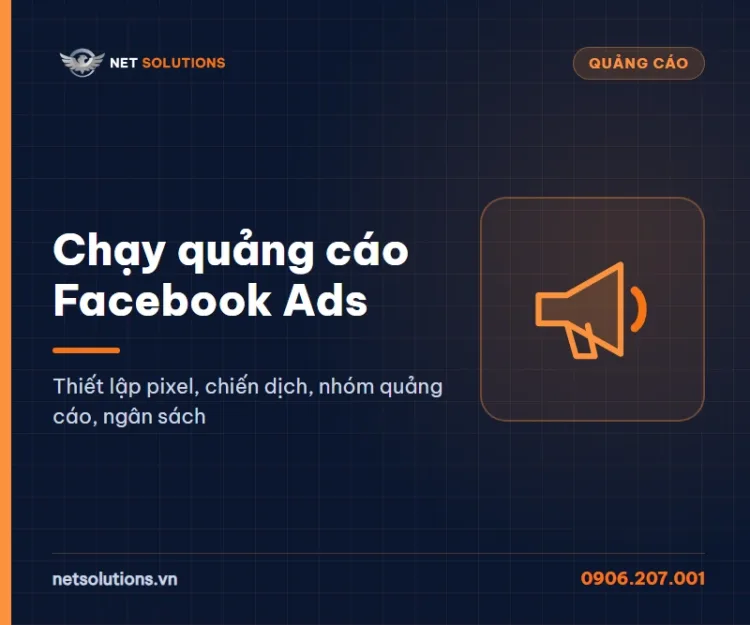 Dịch vụ chạy quảng cáo Facebook Ads của Net Solutions