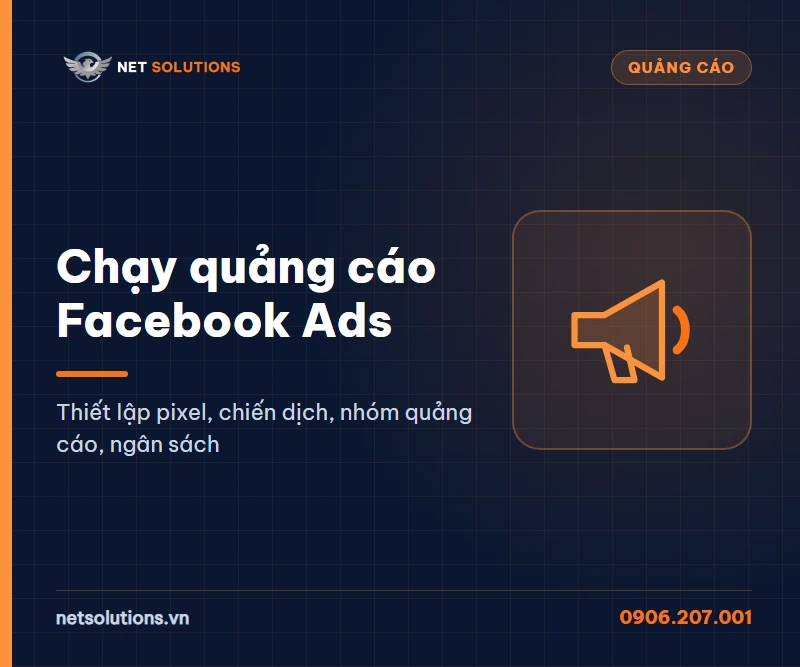 Dịch vụ chạy quảng cáo Facebook Ads của Net Solutions