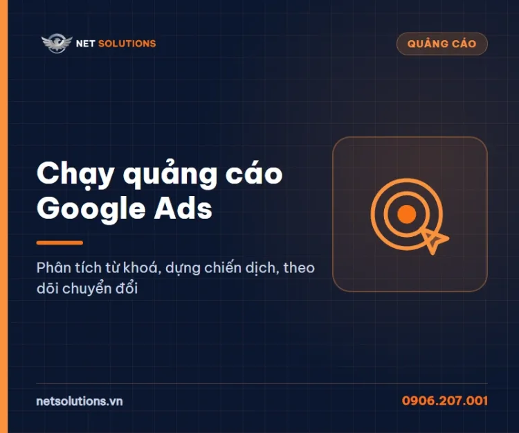 Dịch vụ chạy quảng cáo Google Ads của Net Solutions