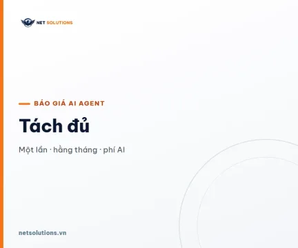 dai dien bao gia ai agent nen tach khoan nao Thẻ chữ lớn Báo giá AI agent, tách đủ 7 khoản: một lần, hằng tháng, phí AI