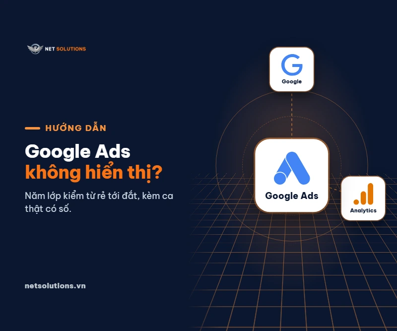 Google Ads không hiển thị: năm lớp kiểm từ rẻ tới đắt, kèm ca thật có số
