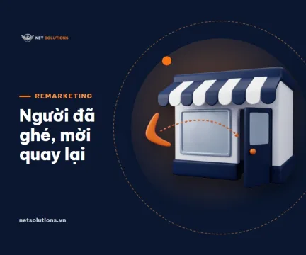 Minh hoạ chiếc boomerang bay ngược về cửa một cửa hàng