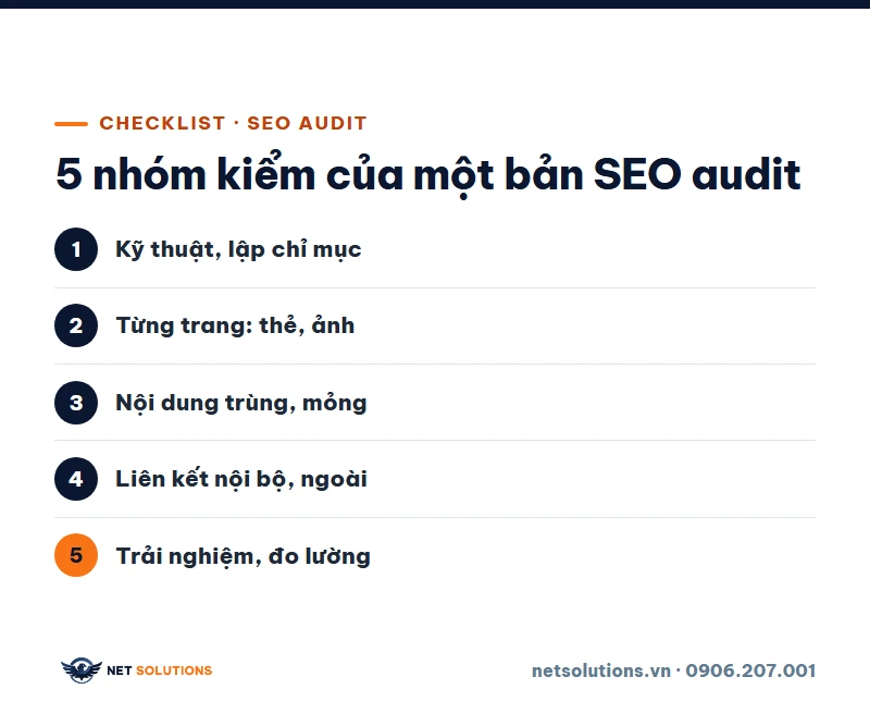 Dịch vụ SEO audit: kiểm gì, đọc thế nào, ví dụ thật 366 URL