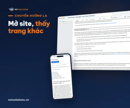 Trang chính sách nội dung rác của Google Search Central, mục chuyển hướng lén lút, trên máy tính và điện thoại