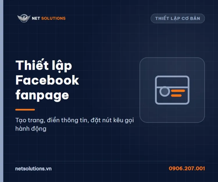 Dịch vụ thiết lập Facebook fanpage của Net Solutions