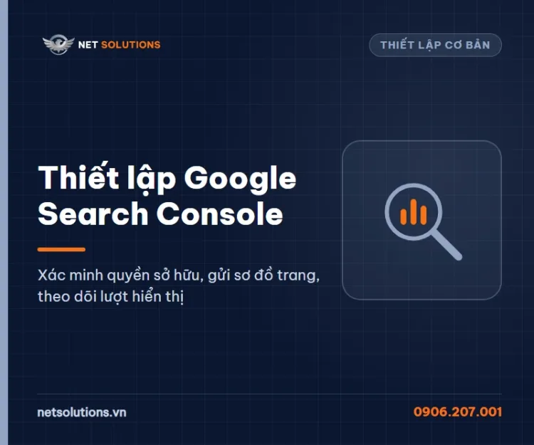 Dịch vụ thiết lập Google Search Console của Net Solutions